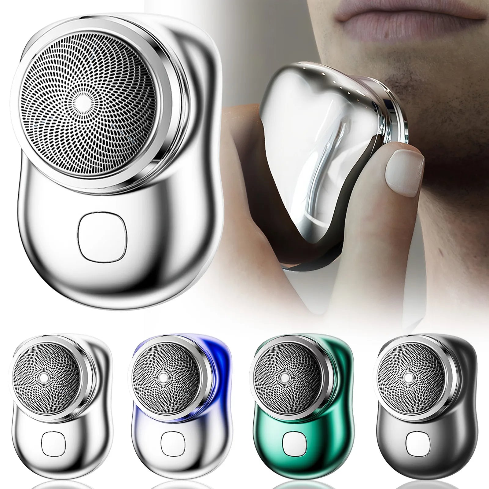 Portable Electric Shaver USB Rechargeable Safety Razors Pocket Size Shaver Men's Shaver For Travel