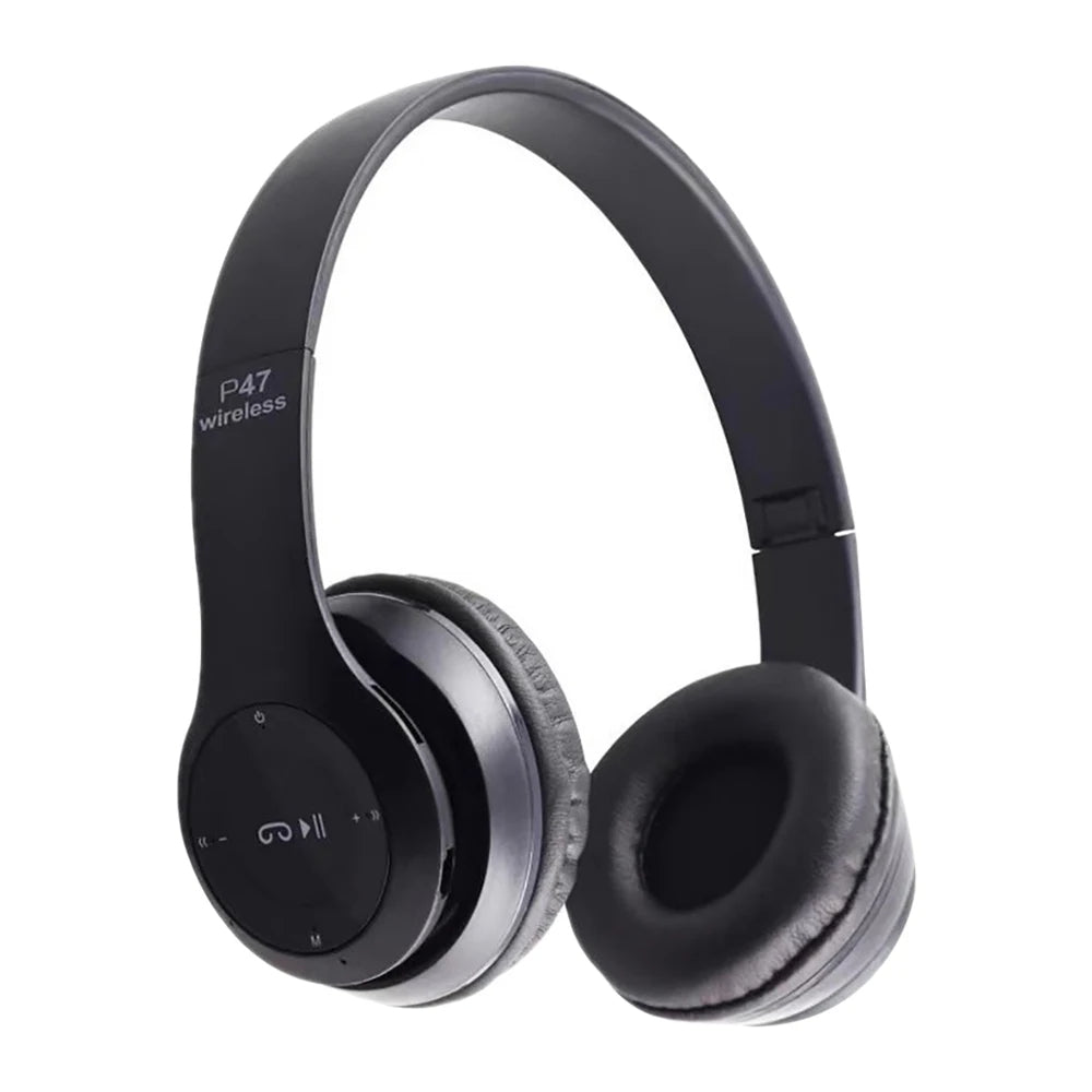 HIFI Stereo P47 Wireless earphones 5.0 Bluetooth Headset Active Noise Canceling Headphones Ear Buds Head Phone